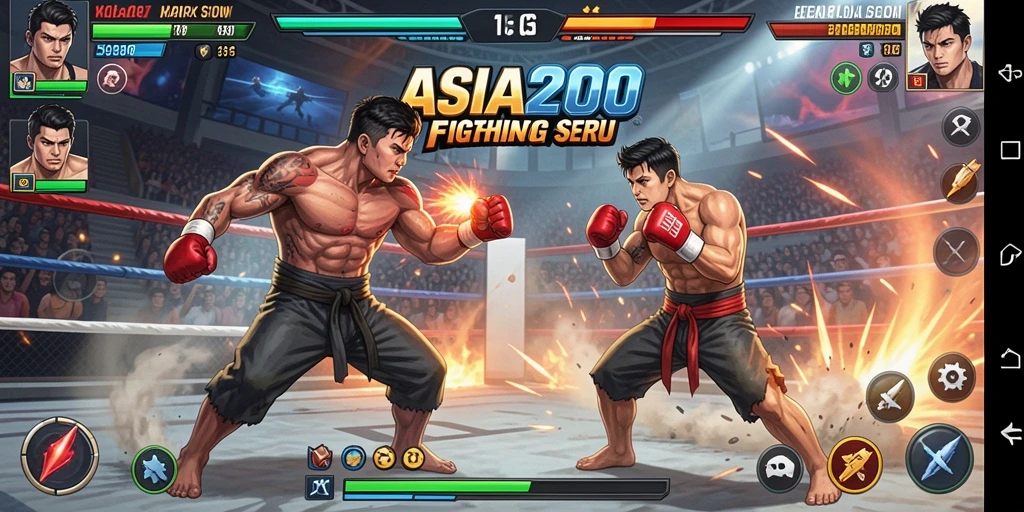 Tampilan menakjubkan dari pertarungan di ASIA200.