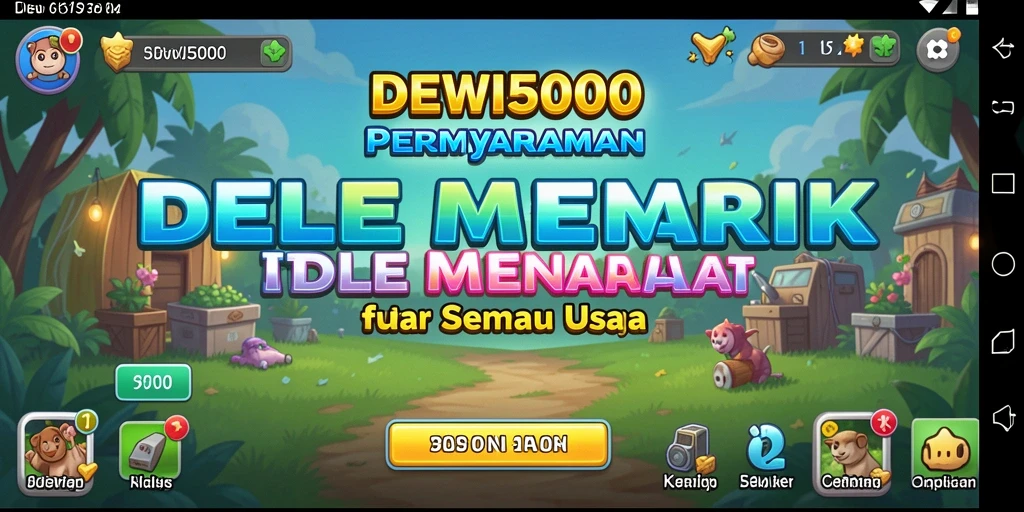 Gameplay DEWI5000 yang menawan dalam genre Idle.