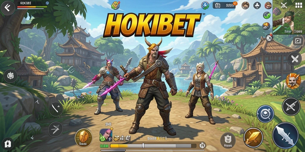 Gameplay HOKIBET yang memukau di dunia terbuka.