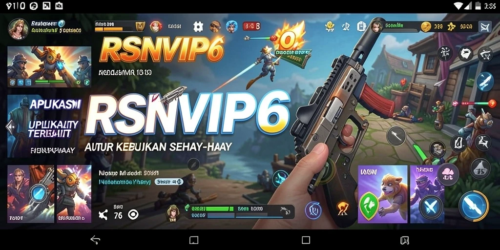 Tampilan antarmuka RSNVIP6 yang sederhana dan fungsional.