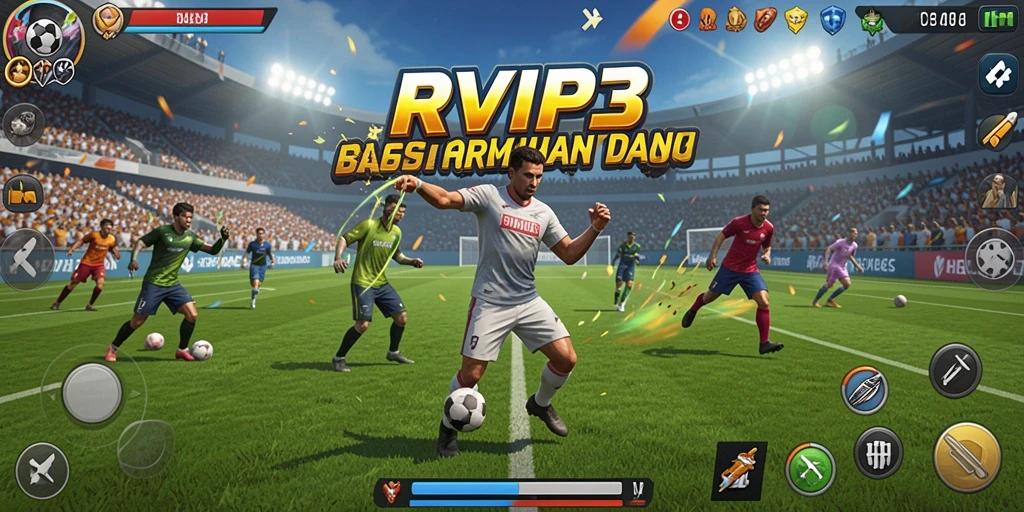 Tampilan gameplay seru di RVIP3 dengan momen mendebarkan.